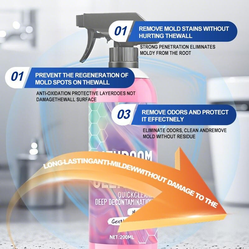 𝐁i𝐥𝐥𝐡𝐨𝐥®🚿✨ 50% OFF! Multi‑Purpose Bathroom Cleaner Spray – Dissolves limescale & soap scum fast. No harsh scrubbing – just spray & wipe for a streak‑free shine! 🧼💨
