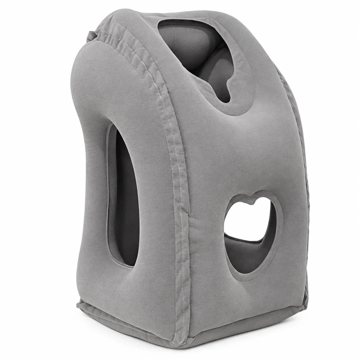 𝐁i𝐥𝐥𝐡𝐨𝐥®🛒 Inflatable Airplane Sleep Pillow – 45° Support, Soft Flocking & Compact Storage