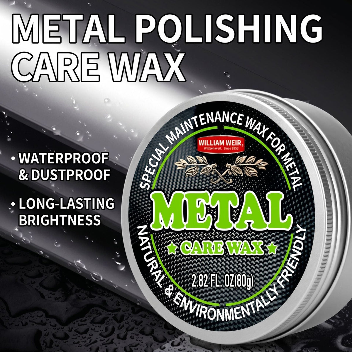 𝐁i𝐥𝐥𝐡𝐨𝐥® 50% OFF! 🛠️ All-Purpose Mirror Shine Metal Wax Polish – Removes oxidation & fingerprints, smooths scratches & dull spots. Leaves protective wax coating – repels water, dust & rust.
