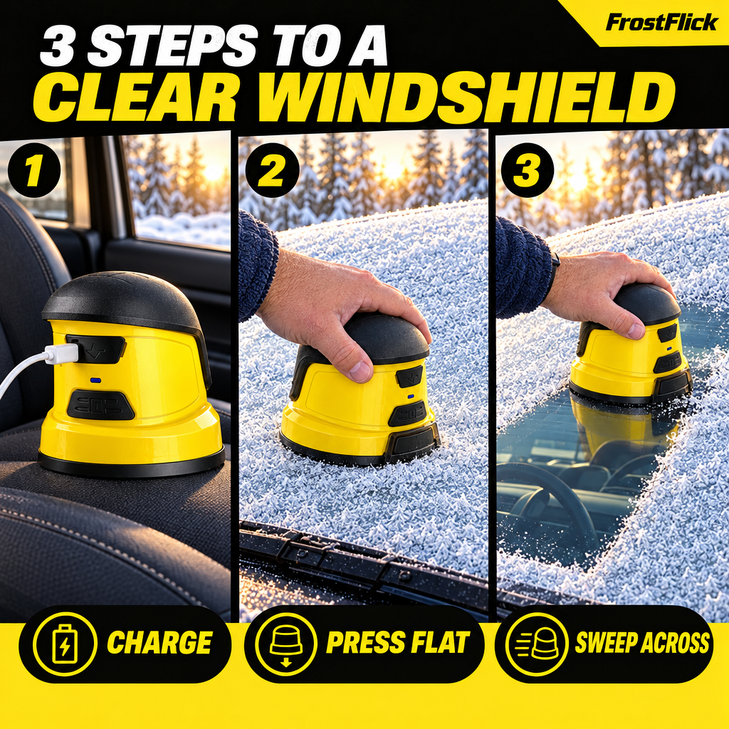 FrostFlick cordless electric ice scraper – product view 3
