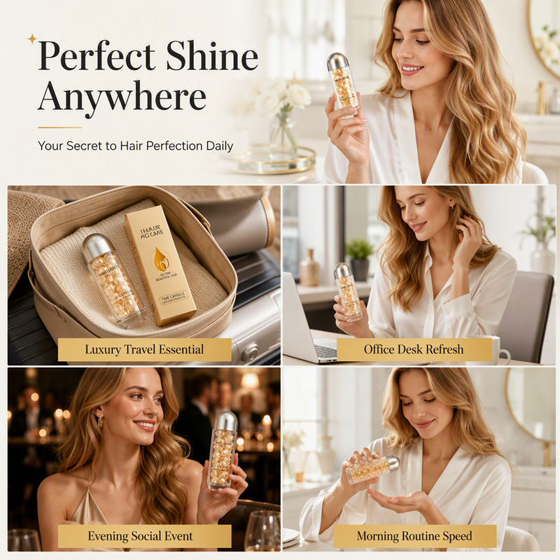 𝐁i𝐥𝐥𝐡𝐨𝐥® 💧✨ 50% OFF! Repair Shine Hair Oil Capsules – deep repair, mirror shine, non-greasy. 30 capsules for salon-glossy hair anywhere! 🛡️💚