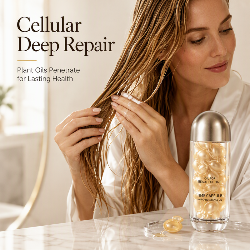 𝐁i𝐥𝐥𝐡𝐨𝐥® 💧✨ 50% OFF! Repair Shine Hair Oil Capsules – deep repair, mirror shine, non-greasy. 30 capsules for salon-glossy hair anywhere! 🛡️💚