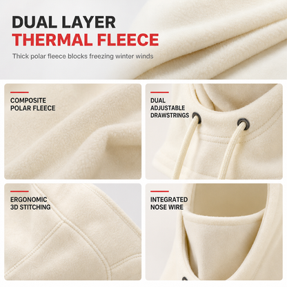 𝐁i𝐥𝐥𝐡𝐨𝐥®🧣❄️ 3-in-1 Winter Balaclava – windproof fleece covers head, neck, face & ears. Adjustable fit for skiing, cycling & cold weather! 🛡️💪