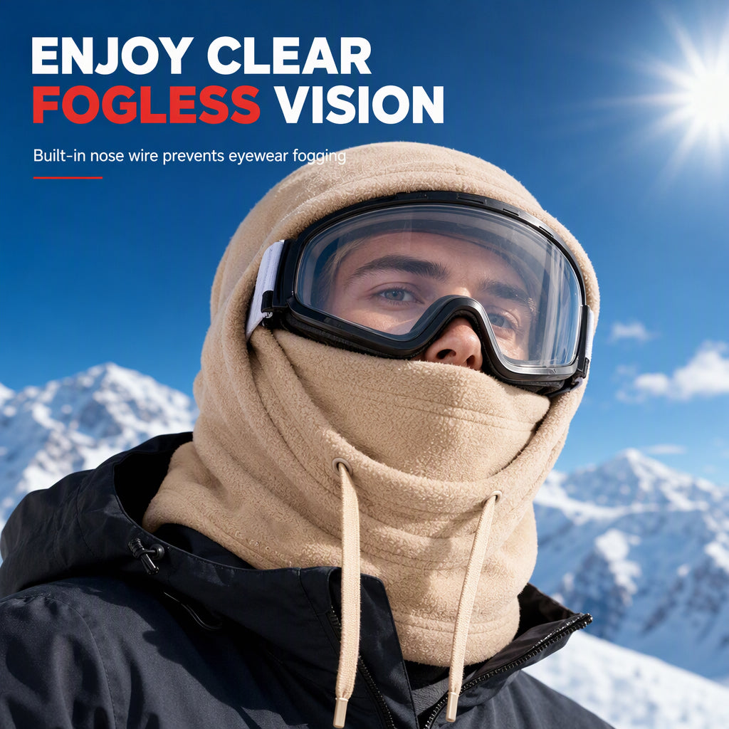 𝐁i𝐥𝐥𝐡𝐨𝐥®🧣❄️ 3-in-1 Winter Balaclava – windproof fleece covers head, neck, face & ears. Adjustable fit for skiing, cycling & cold weather! 🛡️💪
