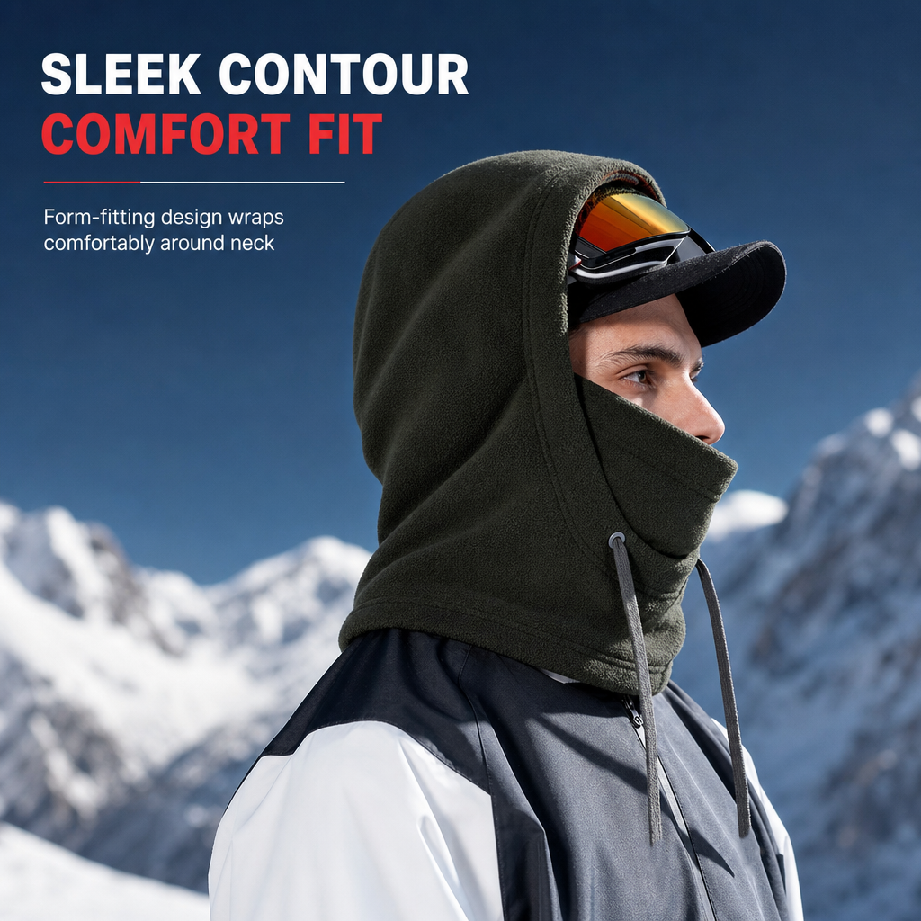 𝐁i𝐥𝐥𝐡𝐨𝐥®🧣❄️ 3-in-1 Winter Balaclava – windproof fleece covers head, neck, face & ears. Adjustable fit for skiing, cycling & cold weather! 🛡️💪